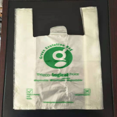نمونه رایگان کیسه خرید PVA سازگار با محیط زیست کیف تی شرت محلول در آب سفارشی