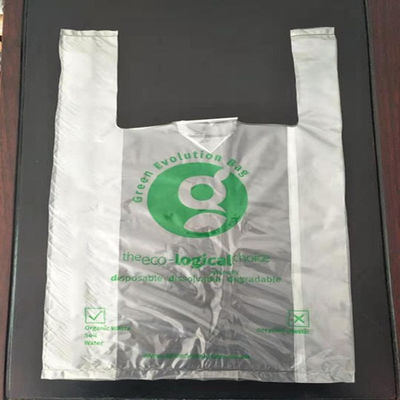 نمونه رایگان کیسه خرید PVA سازگار با محیط زیست کیف تی شرت محلول در آب سفارشی
