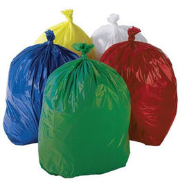 کیسه های زباله زیستی پلی اتیلن پلی اتیلن نوع بسته بندی حرارتی SGS / MSDS Approval