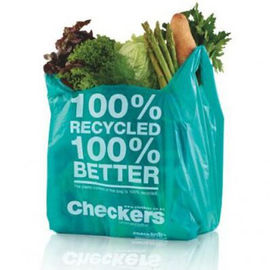 کیسه های خرید 100٪ زیست تخریب پذیر، کیسه های مواد غذایی کامپوزیت T شرت